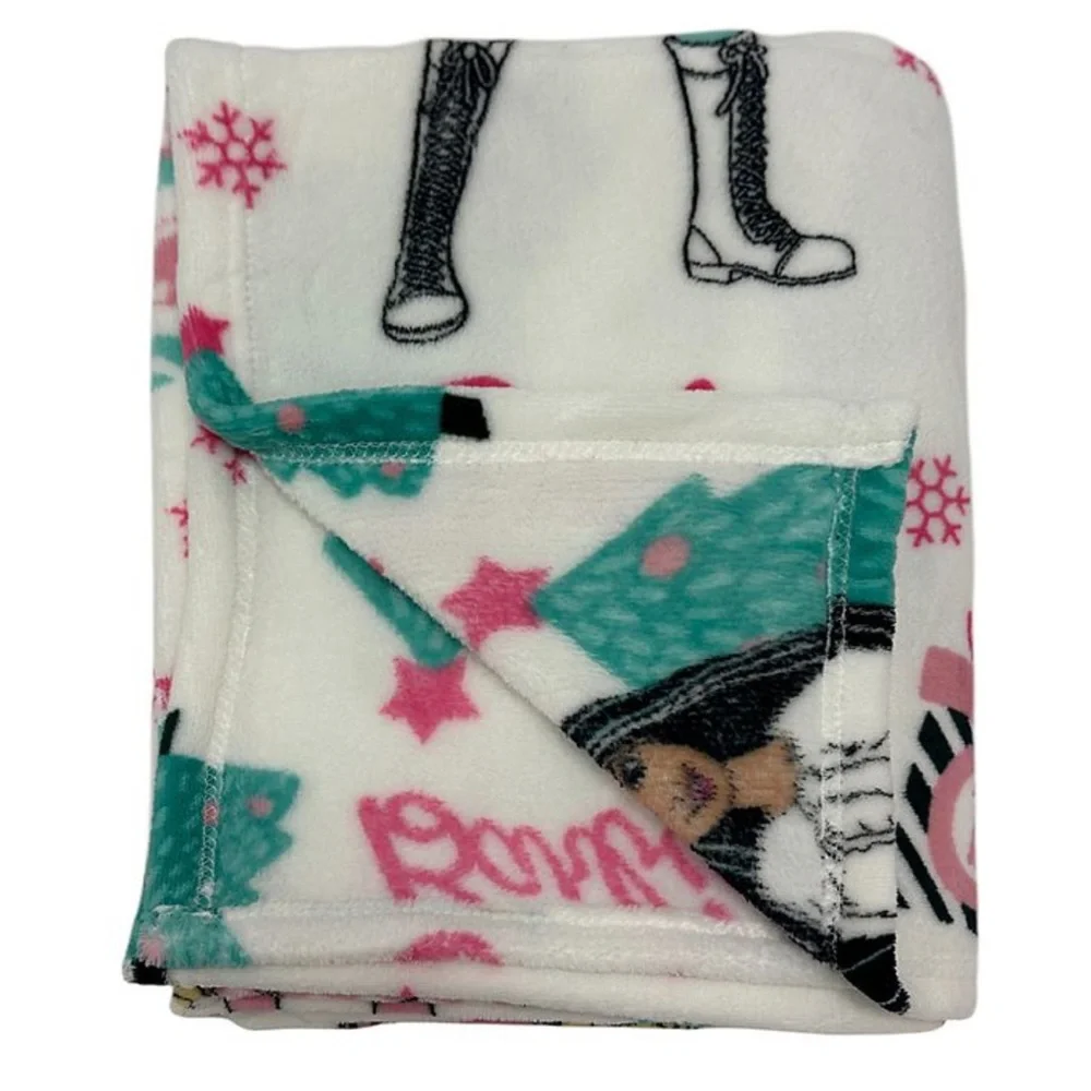 Barbie Christmas Throw Blanket